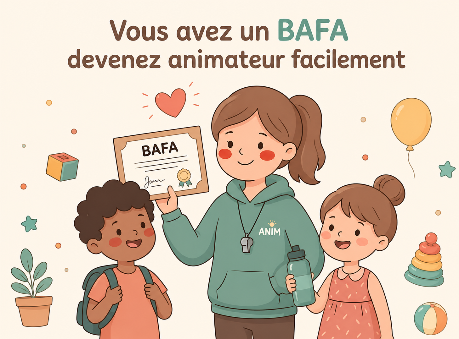 Devenir animateur avec le BAFA